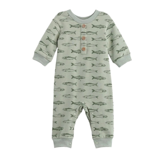 Matthew Romper - Green by Beckett + Bear