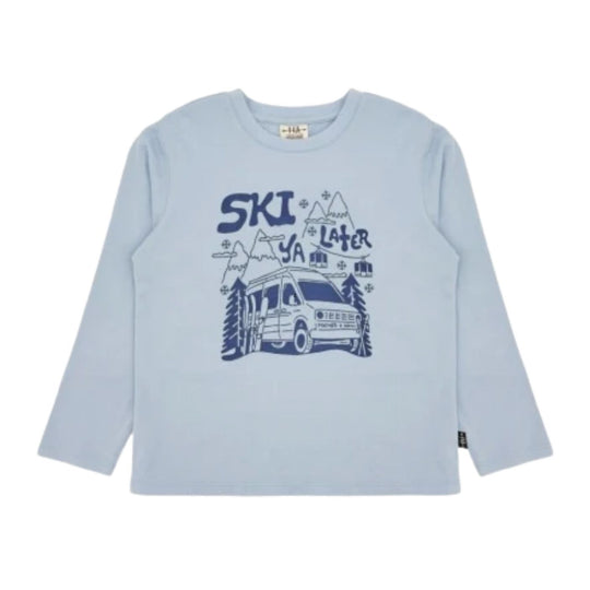 Ski Ya Later Long Sleeve Tee - Celestial Blue by Feather 4 Arrow