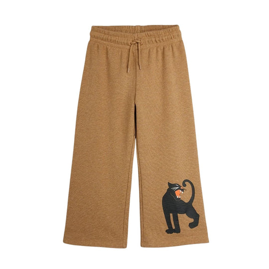 Panther Melange Sweatpants by Mini Rodini