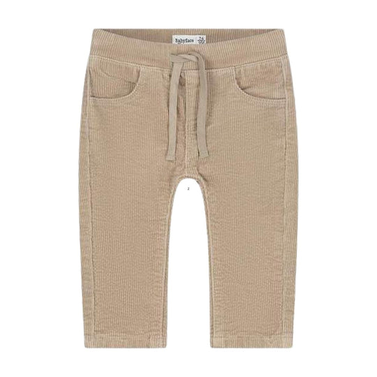 Baby Corduroy Pants - Pebble by Babyface