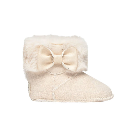 Baby Furry Boots with Bow - Oat by Mayoral