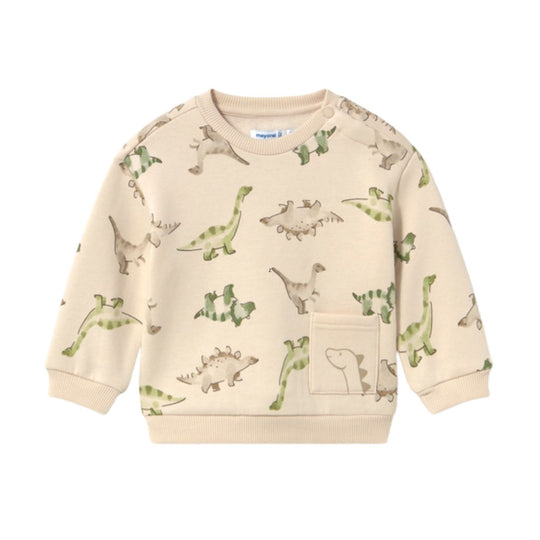 Baby Patterned Sweatshirt - Dinos by Mayoral