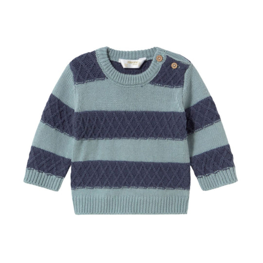 Baby Striped Sweater - Blues by Mayoral