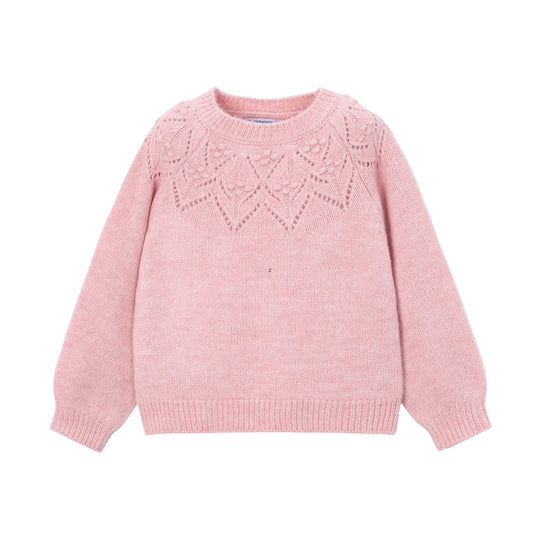 Openwork Detail Sweater - Cake Mix by Mayoral