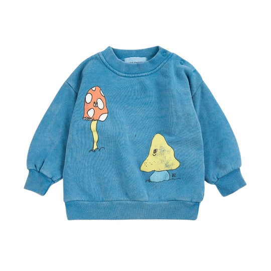 Mush Monster Duo Sweatshirt - Blue by Bobo Choses