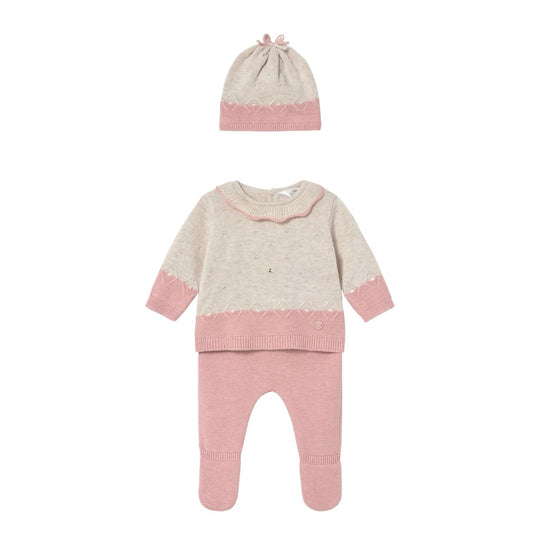 Baby 3-Piece Knit Set - Rose by Mayoral