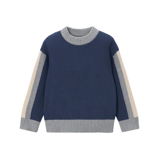 Contrast Sleeve Sweater - Shadow by Mayoral