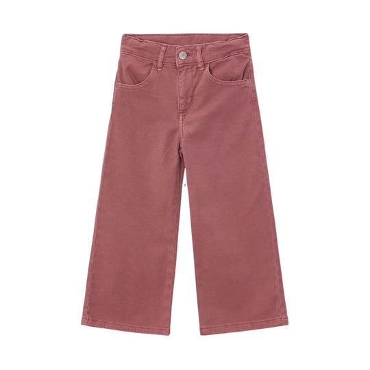 Twill Wide Leg Pants - Pinkish by Mayoral