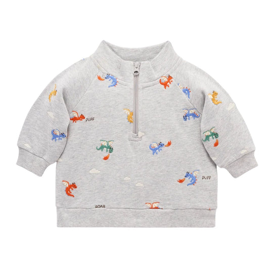 Embroidered Flying Dragon Windcheater by Purebaby
