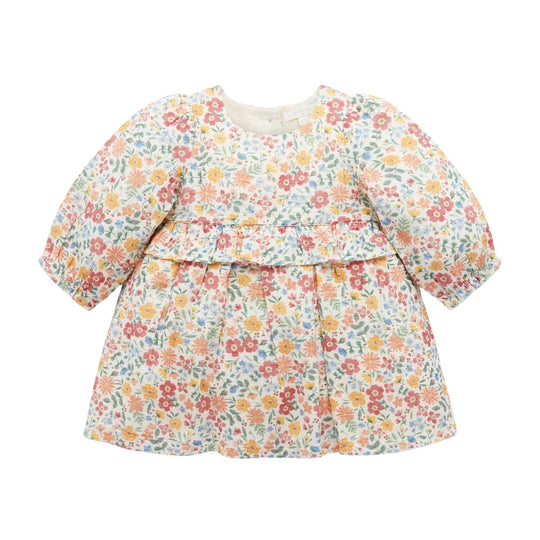 Forest Dress - Wild Flower Print by Purebaby