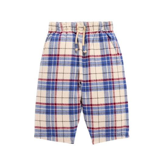 Slouchy Woodland Check Pants by Purebaby