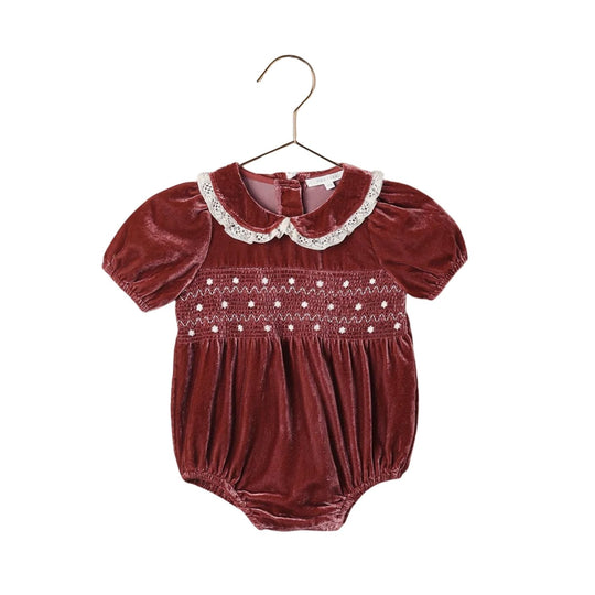 Elizabeth Romper - Ruby by Noralee