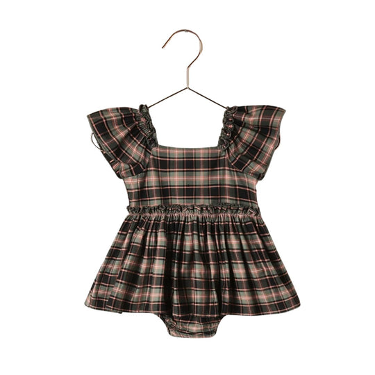 Margot Romper - Tartan by Noralee