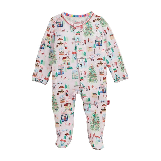 Winter Village Modal Magnetic Footie by Magnetic Me