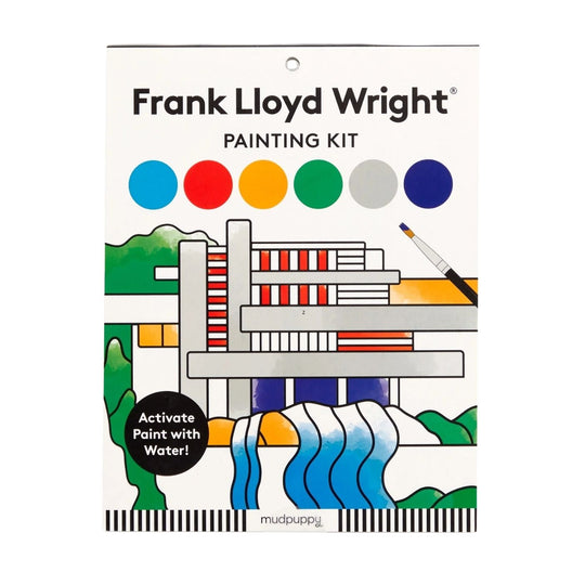 Frank Lloyd Wright Painting Kit by Mudpuppy