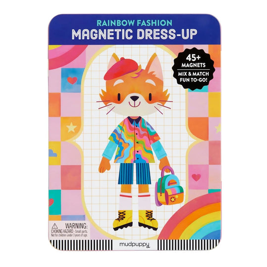 Rainbow Fashion Magnetic Dress-Up by Mudpuppy