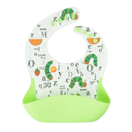 Silicone Bib - Eric Carle Alphabet by Loulou Lollipop