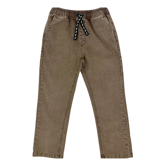 Provisions Chino Pants - Black/Sand by Tiny Whales