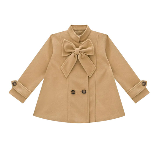 Overcoat with Bow - Tamarind by Milon