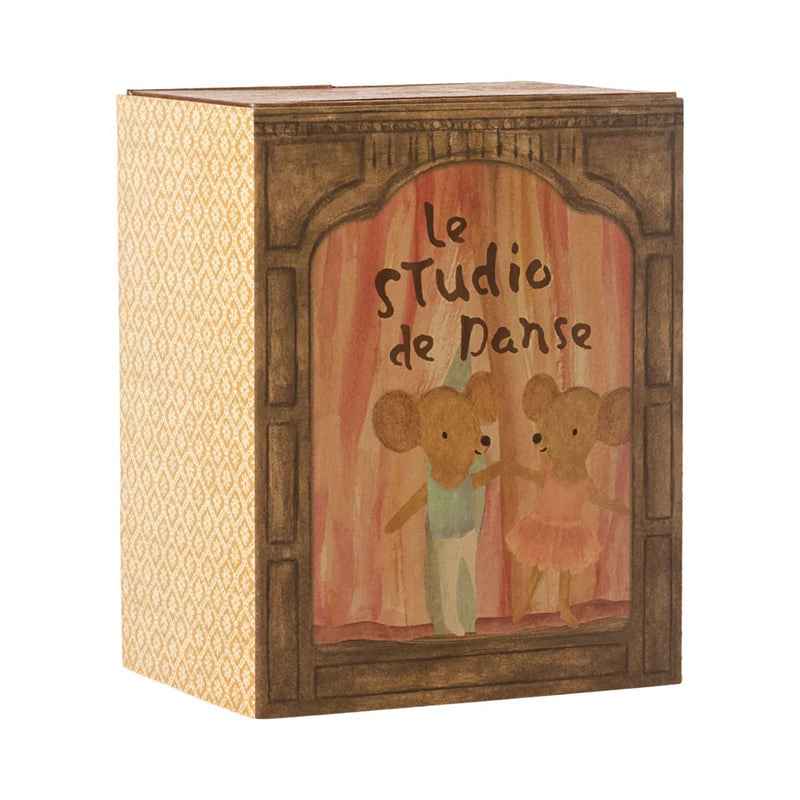 Ballet Mice in Dance Studio, Little Brother and Little Sister by Maileg