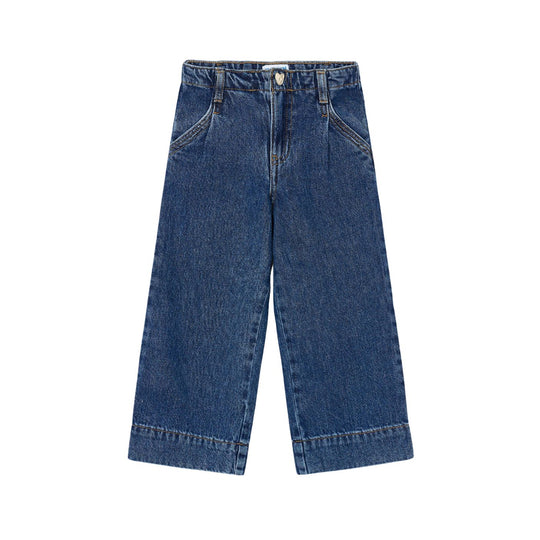 Wide Leg Flare Jeans - Dark Denim by Mayoral