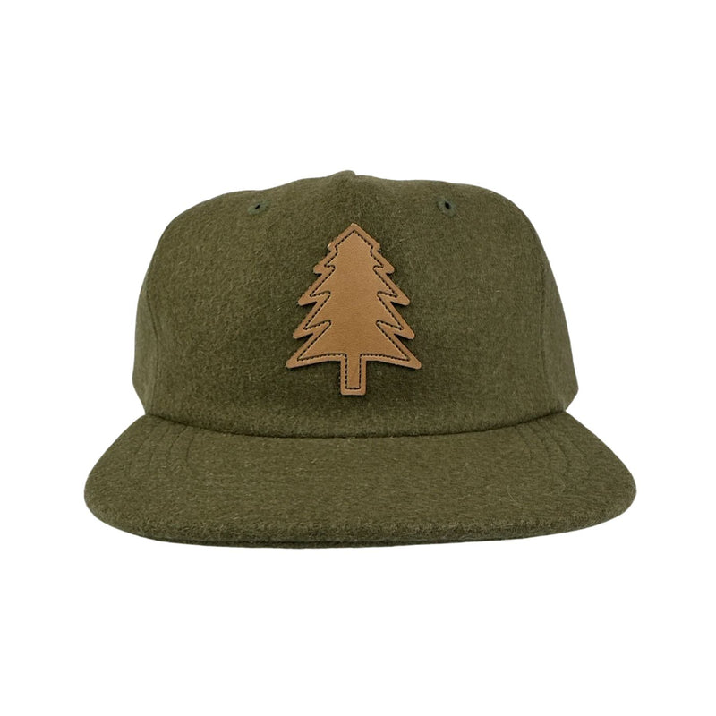 Field Guide Snapback Hat - Olive Wool by Tiny Whales