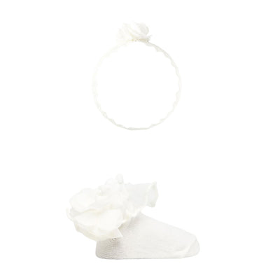 Baby Headband and Sock Set - Natural by Mayoral