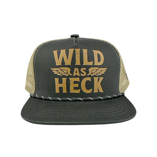 Wild As Heck Snapback Hat by Tiny Whales