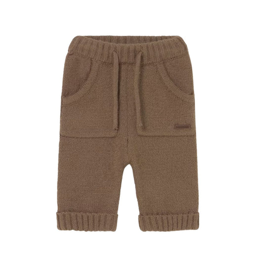 Baby Knit Pants - Brown by Mayoral