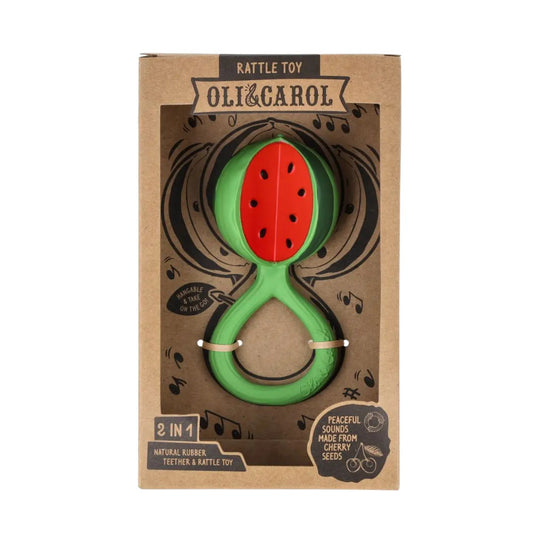 Watermelon Rattle Toy by Oli & Carol