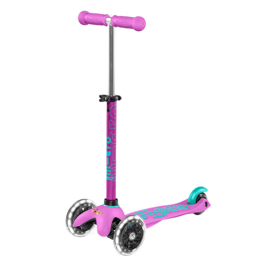 Mini Deluxe LED Scooter - Lavender by Micro Kickboard