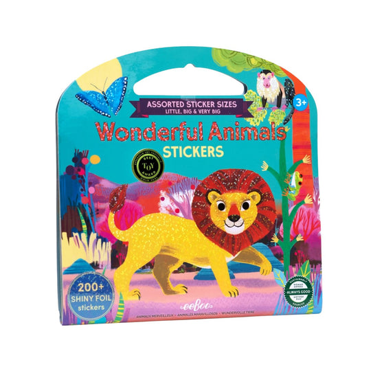 Shiny Stickers - Wonderful Animals by Eeboo