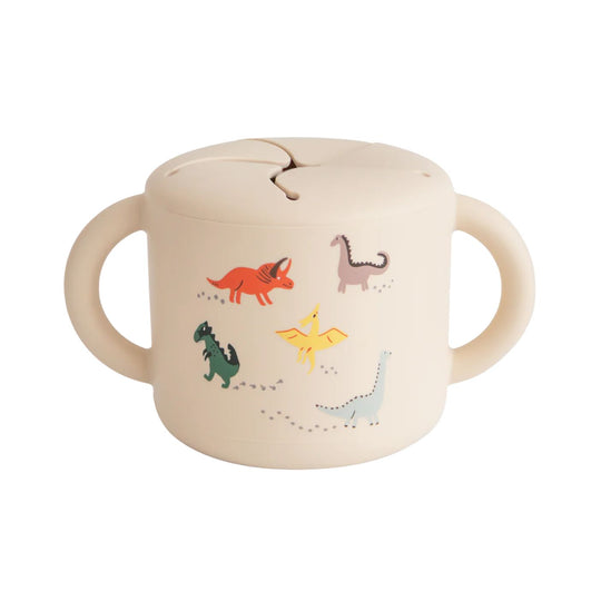 Silicone Snack Cup - Dinosaurs by Mushie & Co