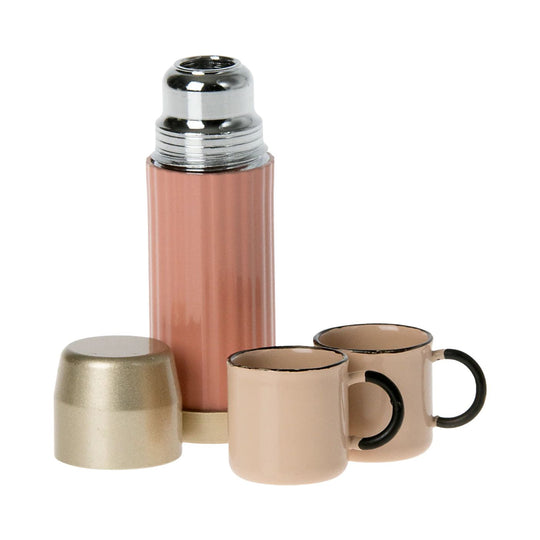 Thermos and Cups - Soft Coral by Maileg