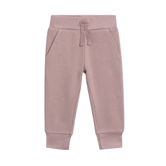 Nelson Waffle Knit Jogger - Purple by Colored Organics