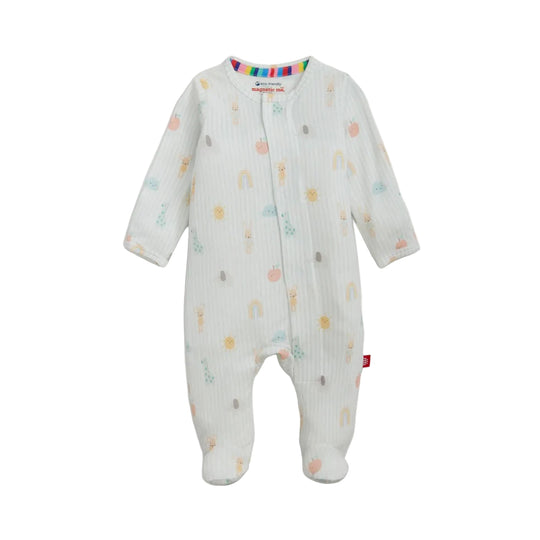 Lullaby Sky Blue Modal Magnetic Footie by Magnetic Me