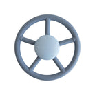 Blue steering wheel-shaped object with 'Nursin' branding on a white background