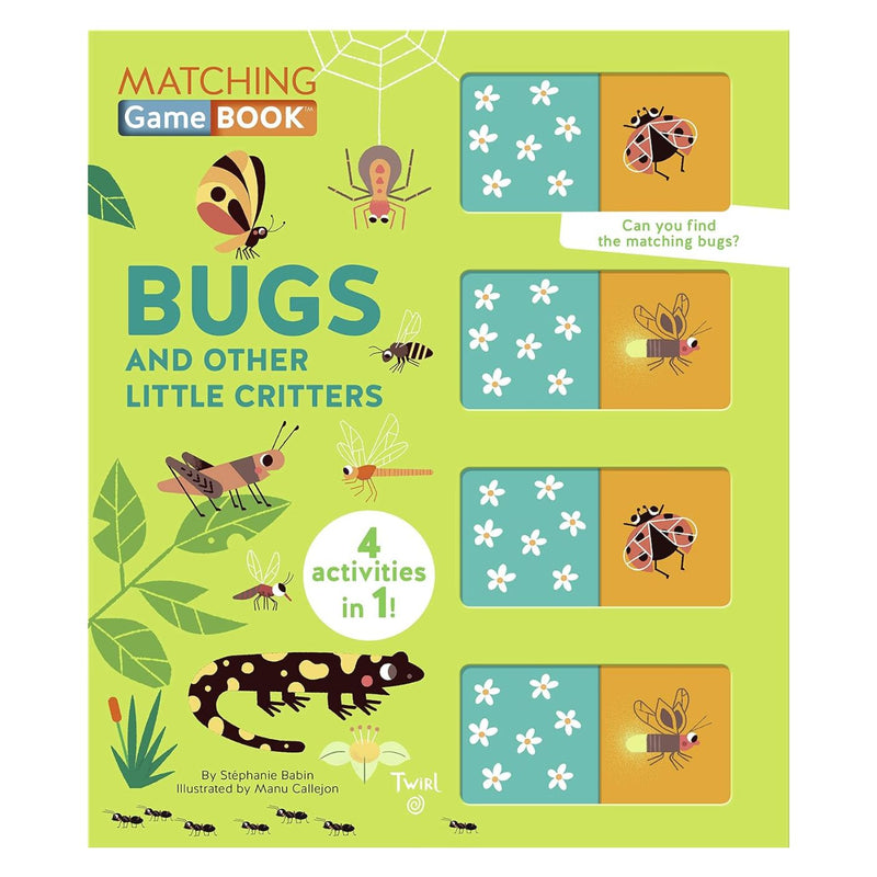 Matching Game Book: Bugs and Other Little Critters