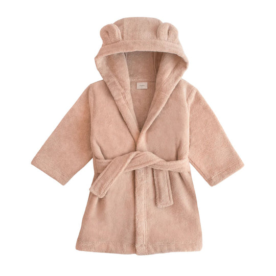 Organic Cotton Bear Robe - Blush by Mushie & Co