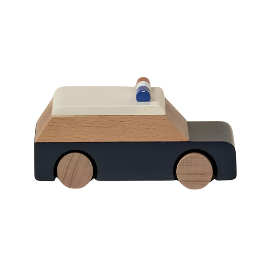 Wooden Vehicle - Police Car by Coco Village