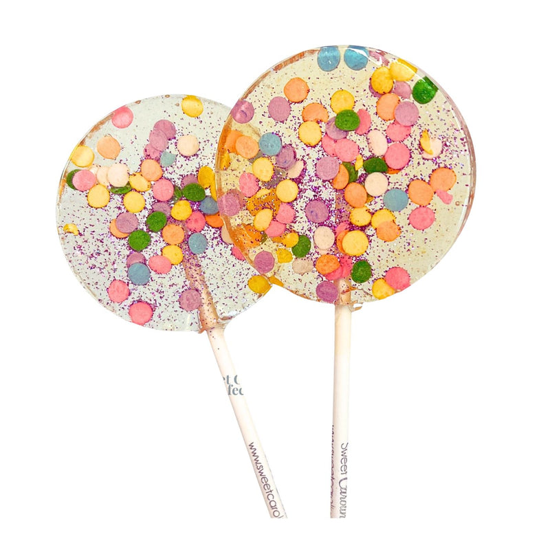 Celebration Sparkle Lollipop - Birthday Cake by Sweet Caroline Confections