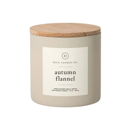 Autumn Flannel 14oz Candle by Hico Candle Co.