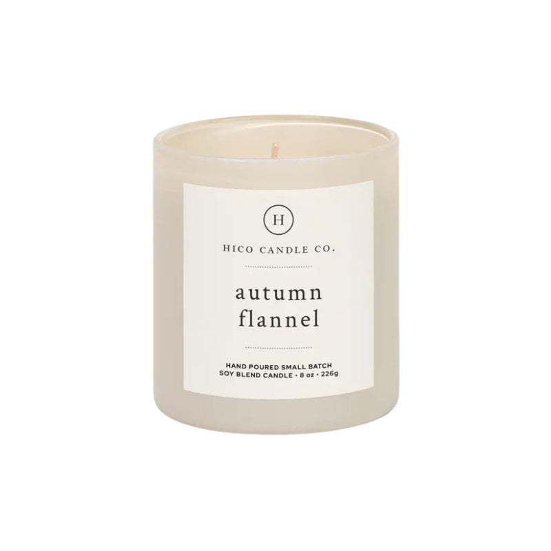 Autumn Flannel 8oz Candle by Hico Candle Co.
