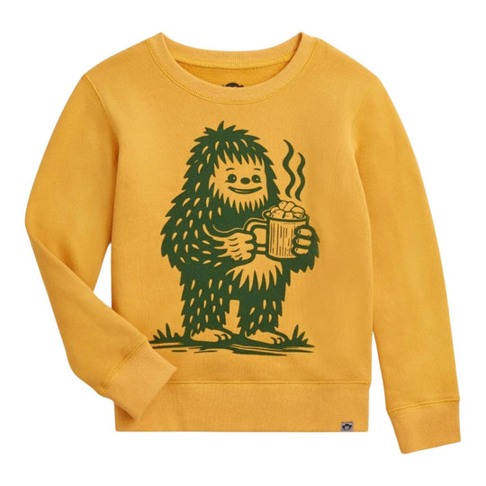 Happy Bigfoot Revel Crewneck Sweatshirt by Appaman