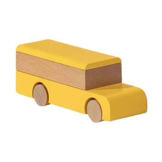 Wooden Vehicle - School Bus by Coco Village