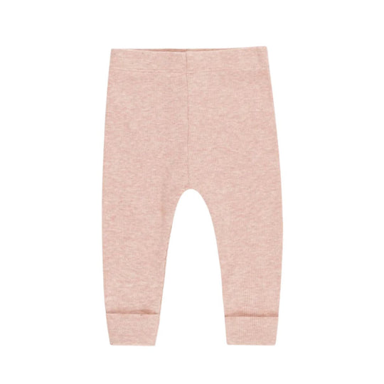 Ribbed Legging - Rose by Quincy Mae