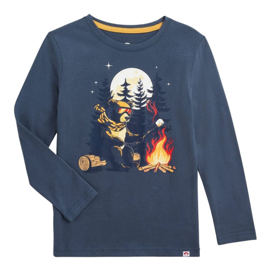 Teddy Smores Graphic Long Sleeve Tee by Appaman