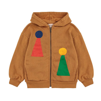Chess Pawn Zipped Hoodie by Bobo Choses