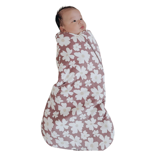 1.0 Tog Swaddle Sleep Bag - Blossom by gunamuna