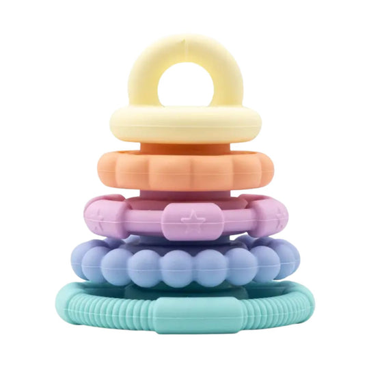Rainbow Stacker Teether & Toy by Jellystone Designs